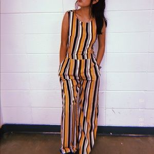 Romper with open back